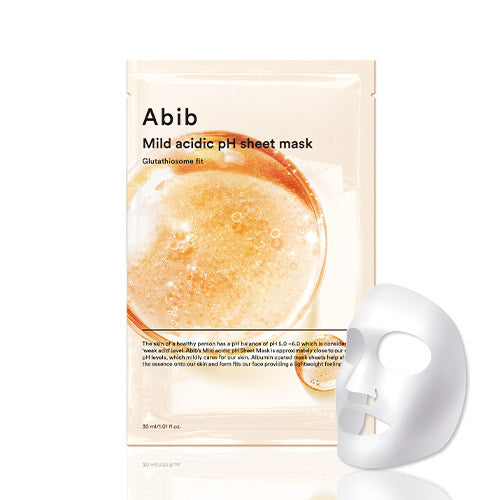 [Mascarilla facial] Abib Mild acidic pH sheet mask Glutathiosome fit (1ea)