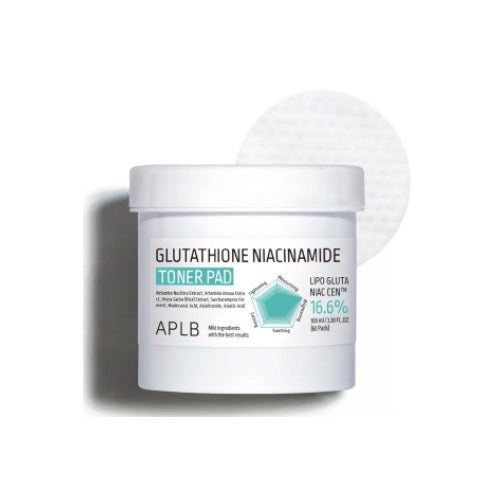 [Tónico facial] APLB Glutathione Niacinamide Toner Pad (60 pads)