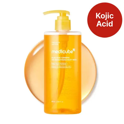 [Limpiador facial] MEDICUBE Kojic Acid Turmeric Brightening Body Wash 400ml