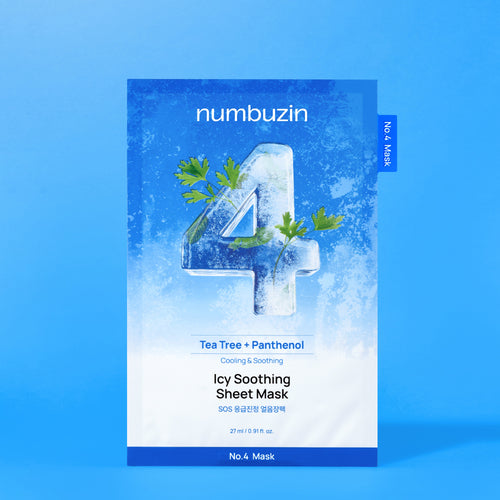 [Mascarillas faciales] Numbuzin No.4 Icy Soothing Sheet Mask (5ea)