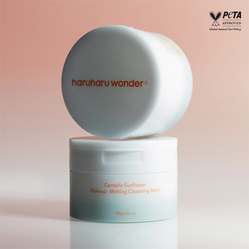 *SUPER PRECIO* [Bálsamo limpiador facial] haruharu wonder Centella Sunflower Makeup Melting Cleansing Balm 100g