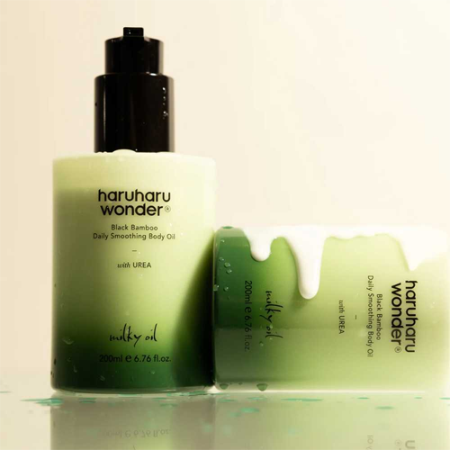 [Aceite facial] haruharu wonder Black Bamboo Daily Soothing Body Oil 200ml
