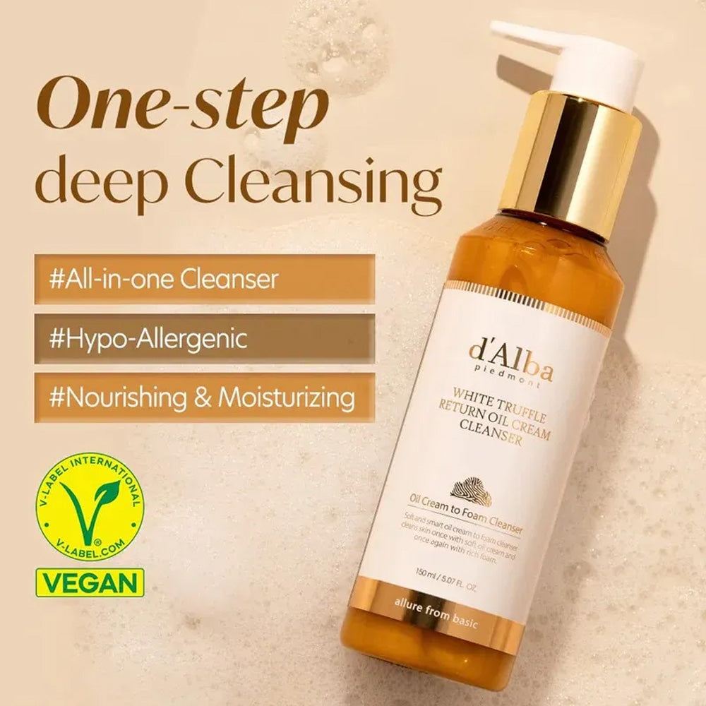 [Leche desmaquillante] d'Alba Truffle Return Oil Cream Cleanser 150ml