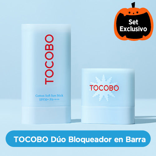 *SALE* [Dúo Solar en Barra] TOCOBO Cotton Airy Sun Stick Duo *Original y Mini*