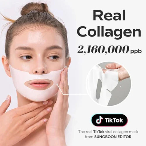 [Mascarillas faciales] SUNGBOON EDITOR Deep Collagen Power Boosting Mask (4ea)