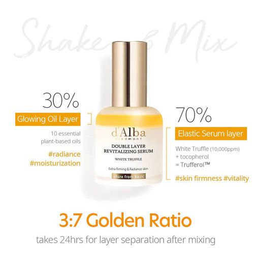 [Sérum] d'Alba White Truffle Double Layer Revitalizing Serum 30ml