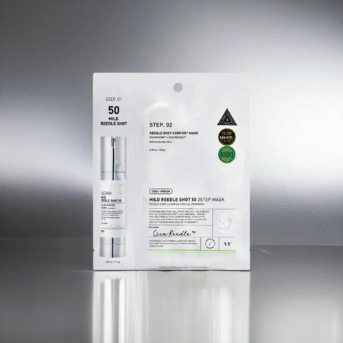 [Mascarilla facial] VT Mild Reedle Shot 50 2-Step Mask (1ea)