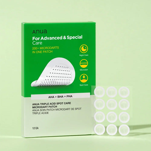 [Parches para acné] Anua Triple Acid Spot Care Microdart Patch (12ea)
