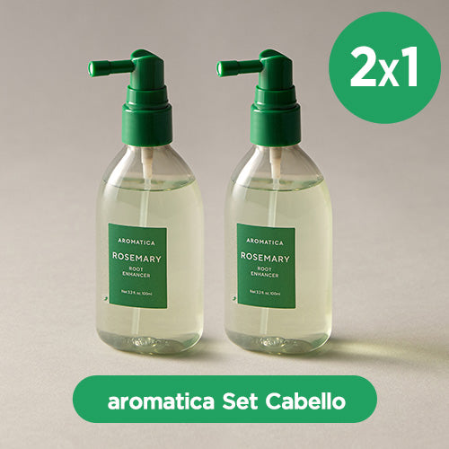 [2x1] AROMATICA Cabello Limpio y Abundante: Rosemary Root Enhancer 100ml