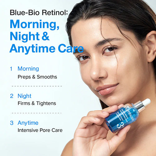 [Sérum cuidado poros] Numbuzin No.3 Blue Bio-Retinol Pore Refining Serum 30ml