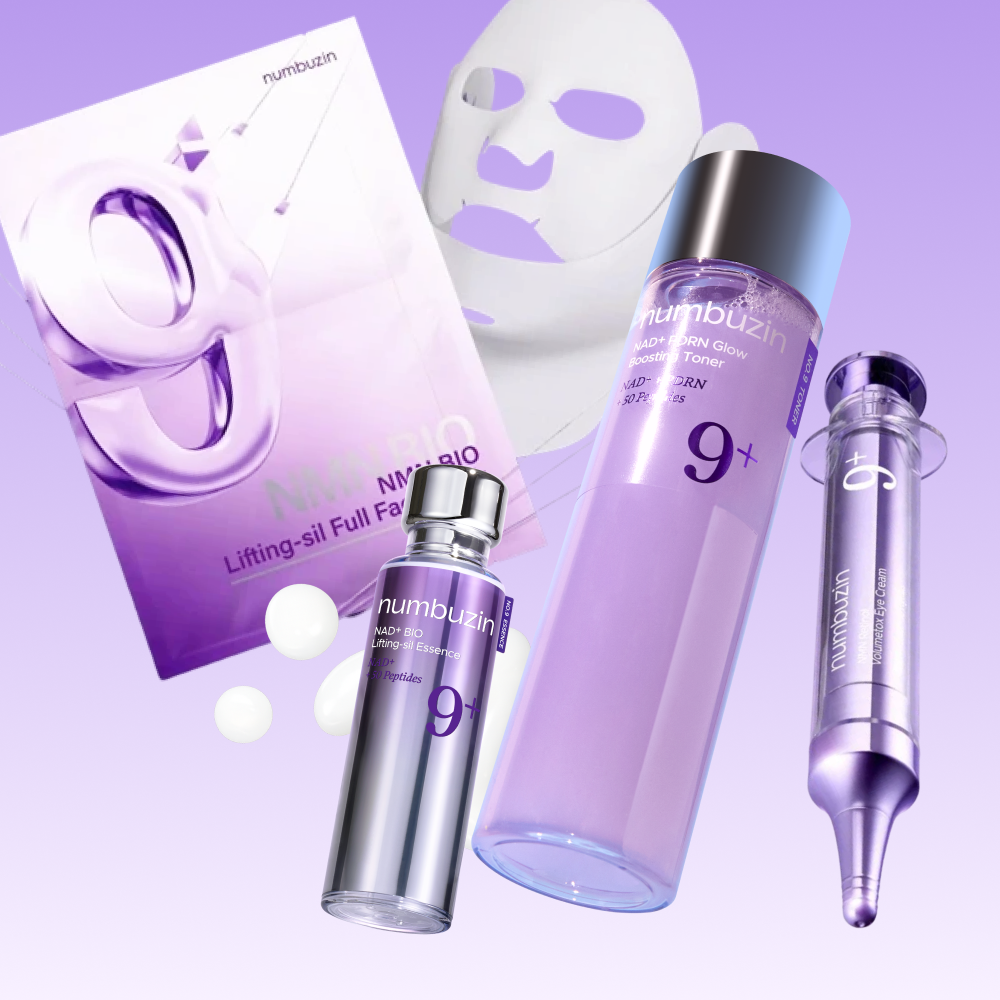 *SUPER PRECIO* [Set Especial] Numbuzin No.9 NAD Anti-Aging Routine for Aging & Tired Skin (Toner + Essence + Eye Cream + Masks)