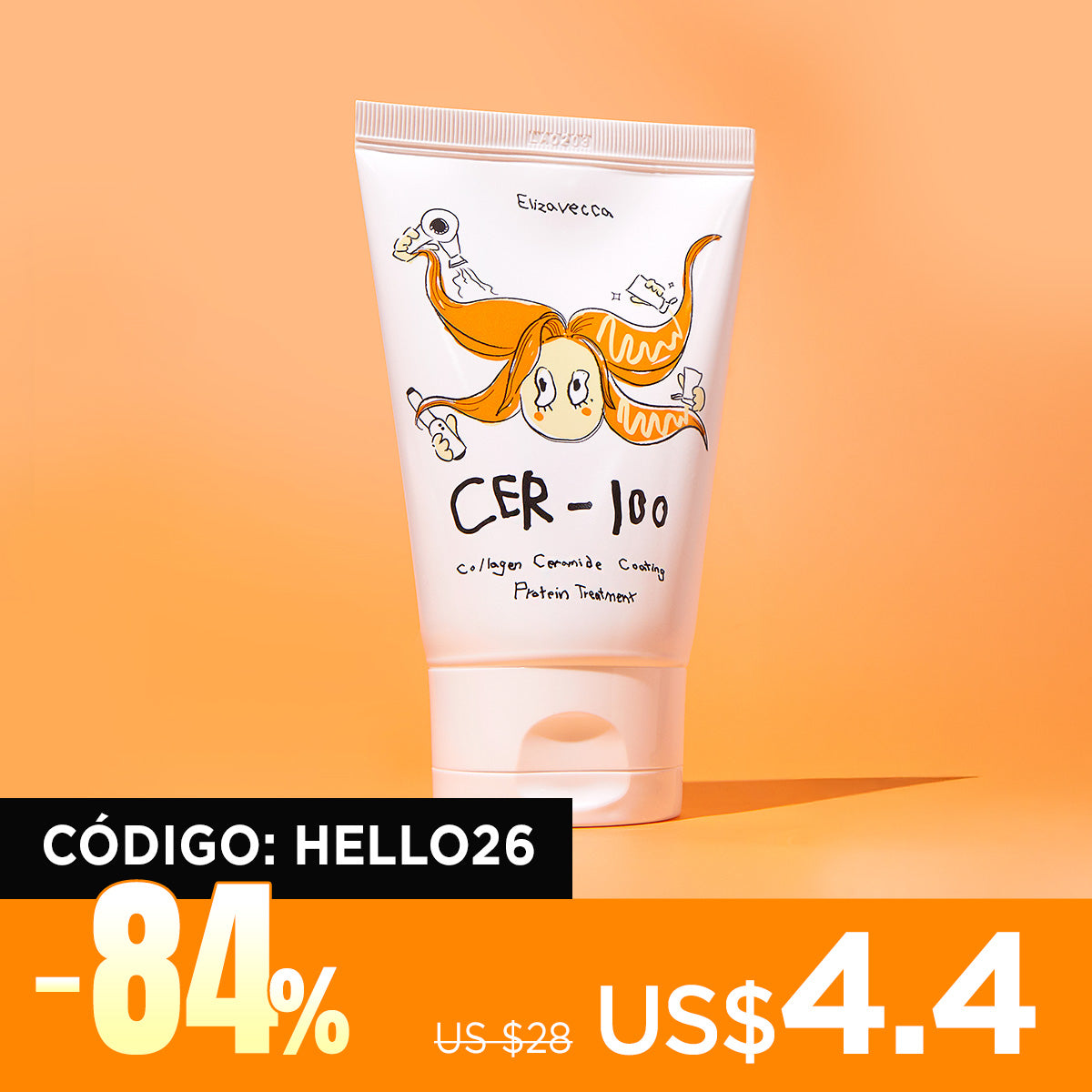 *SPECIAL PRICE*[Acondicionador capilar] Elizavecca Milky Piggy Collagen Ceramide Coating Protein Treatment 100ml