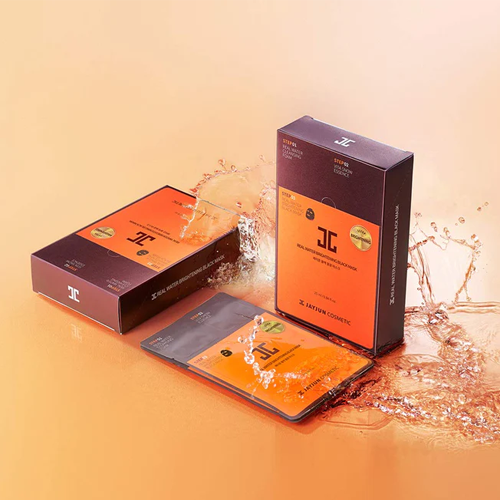 [Mascarilla facial] Jayjun Real Water Brightening Black Mask Sheet (10ea)