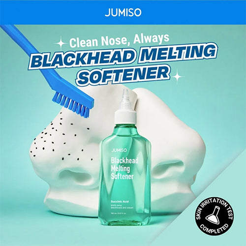 [Kit cuidado de puntos negros] Jumiso Blackhead Melting Softner 150ml + cotton pad(40pads) + cotton Swab 10ea