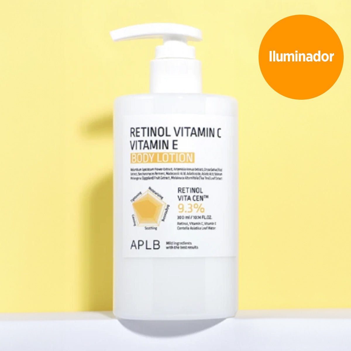 [Loción corporal] APLB Retinol Vitamin C Vitamin E Body Lotion 300ml
