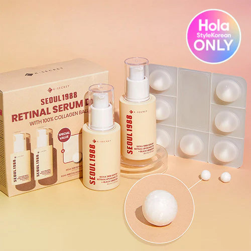 *SUPER PRECIO*[Pack Exclusivo] KSECRET Retinal Black Ginseng Serum Double Set