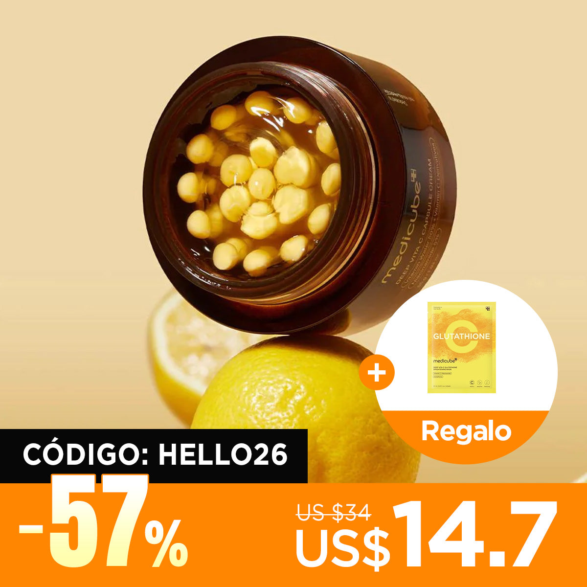 [Crema vitamina C] Medicube Deep Vita C Capsule Cream 55ml