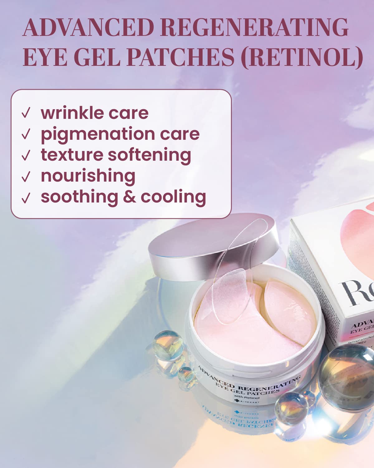 [Mascarilla contorno de ojos] KSECRET Retinol Advanced Regenerating Eye Gel Patches
