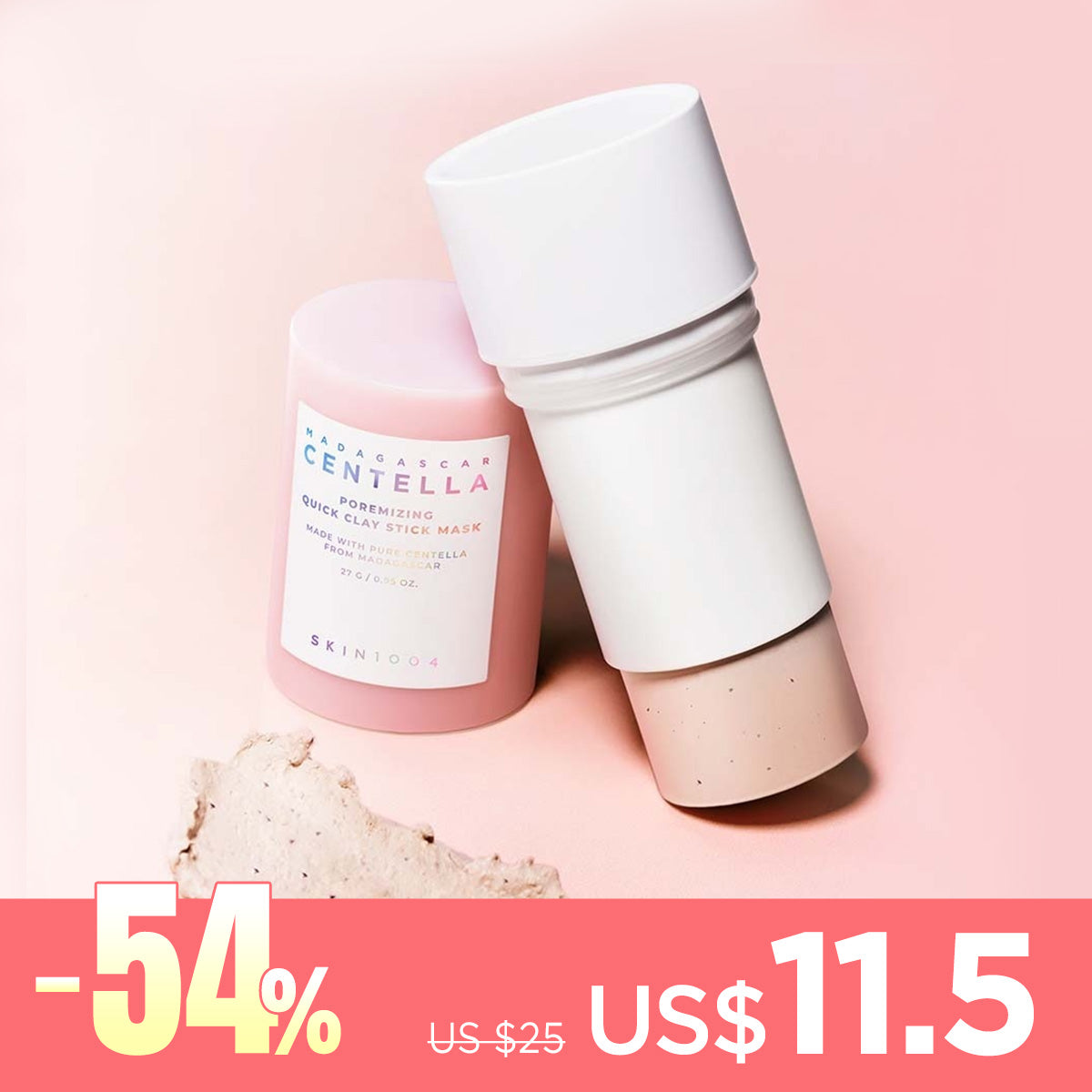 *SUPER PRECIO*[Mascarilla de arcilla] SKIN1004 Madagascar Centella Poremizing Quick Clay Stick Mask 27ml