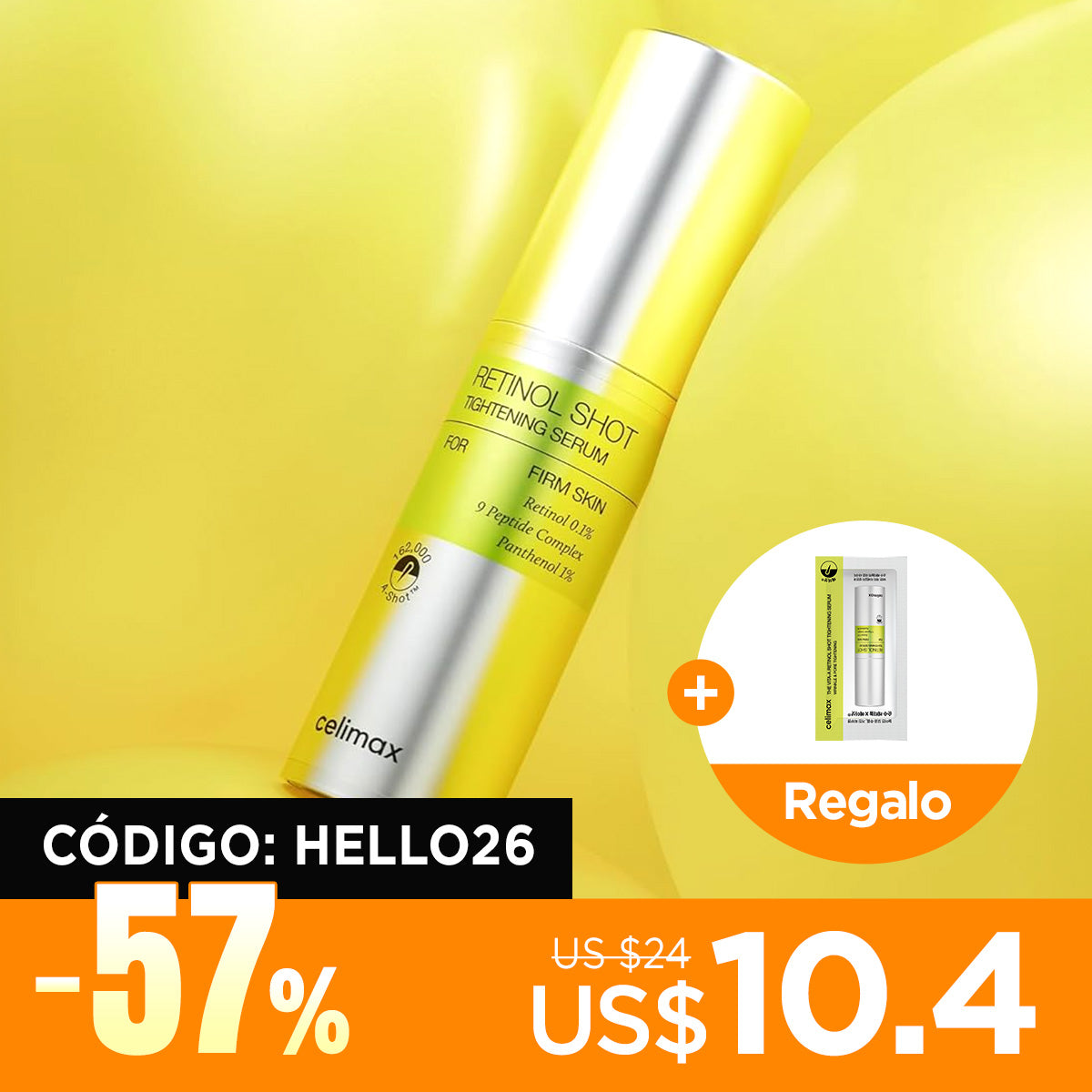 [Sérum retinol] celimax The Vita-A Retinol Shot Tightening Serum 30ml