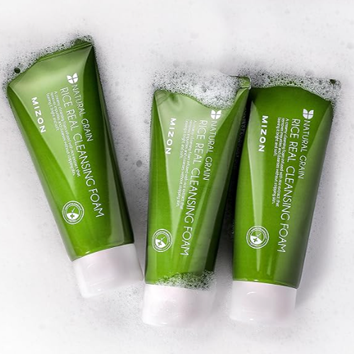 [Limpiador facial] Mizon Rice Real Cleansing Foam 150ml