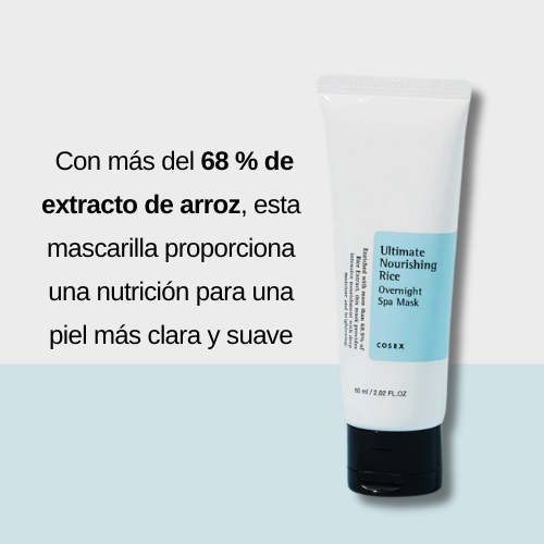 [Mascarilla nocturna] COSRX Ultimate Nourishing Rice Overnight Mask 60ml