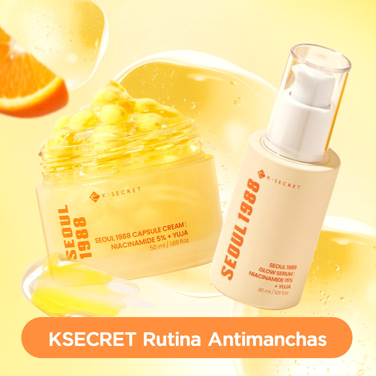 [Set Especial] KSECRET SEOUL 1988 Niacinamide + Yuja Set (Cream & Serum)