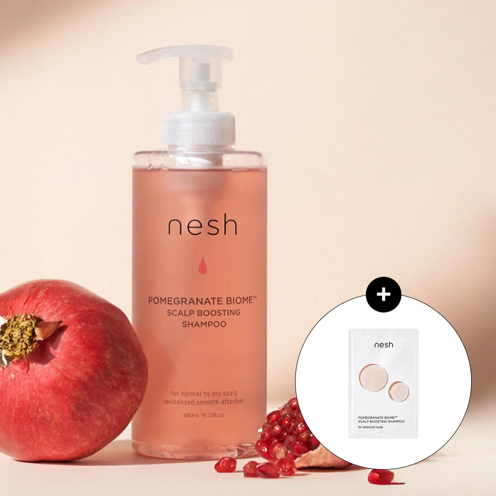 [Champú] nesh Pomegranate Biome Scalp Boosting Shampoo 480ml