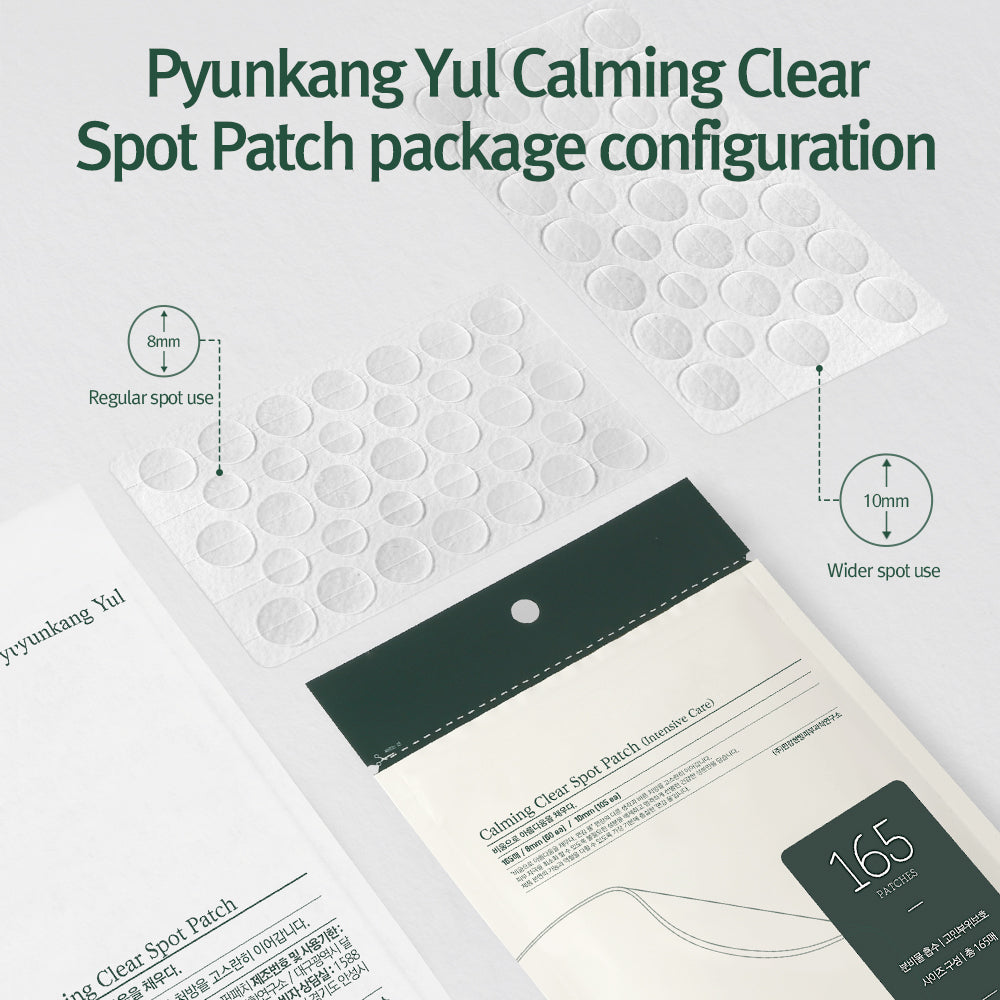 [Parches para acné] Pyunkang Yul Calming Clear Spot Patch (Intensive Care) (8mm*60ea/10mm*105ea)