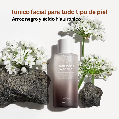 [Tónico facial hidratante] haruharu Black Rice Hyaluronic Toner 150ml