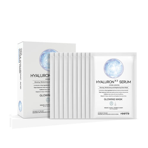 [Mascarillas faciales] OOTD Beauty Triple Hyaluron Serum Glowing Mask (10ea)
