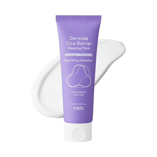 [Mascarilla nocturna] PuritoSeoul Dermide Cica Barrier Sleeping Pack 80ml