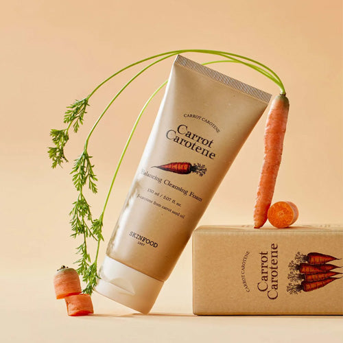 [Limpiador facial] Skinfood Carrot Carotene Balancing Cleansing Foam 150ml