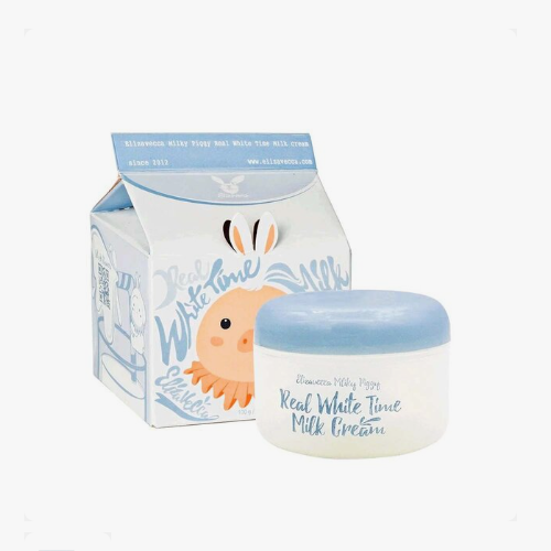 [Crema facial iluminadora] Elizavecca Real White Time Milk Cream 100ml