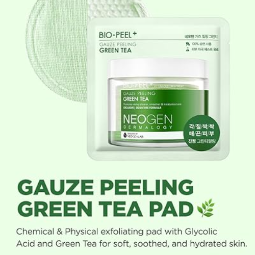 [Almohadilla con tónico exfoliante] Neogen Bio-Peel Gauze Peeling Green Tea (8ea)
