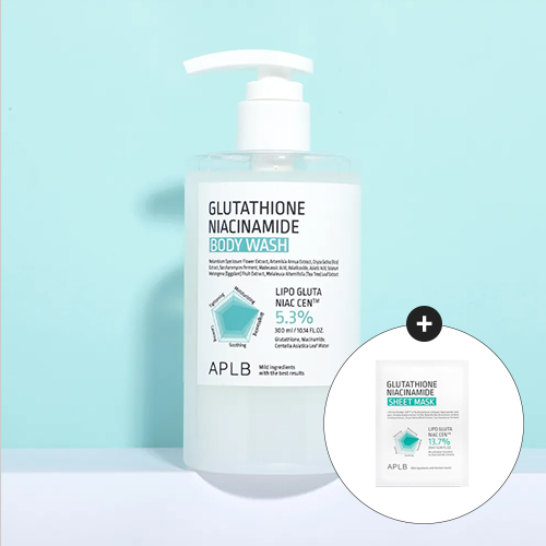 *SPECIAL PRICE*[Jabón líquido corporal] APLB Glutathione Niacinamide Body Wash 300ml + Regalo