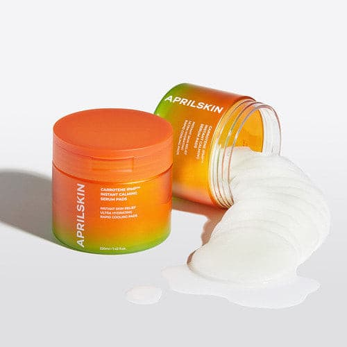 [Almohadillas con tónico] APRILSKIN Carrotene IPMP Instant Calming Serum Pads