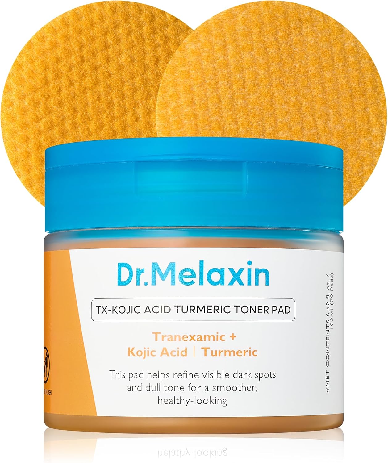 [Almohadillas con tónico] Dr.Melaxin TX Kojic Acid Turmeric Toner Pads 70ea
