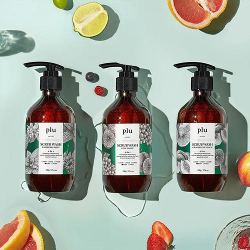 [Jabón líquido corporal] plu Scrub Wash (3 types)