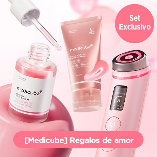 [Set Especial] Medicube Regalos de Amor Booster Pro + Wrapping Mask + PDRN Serum
