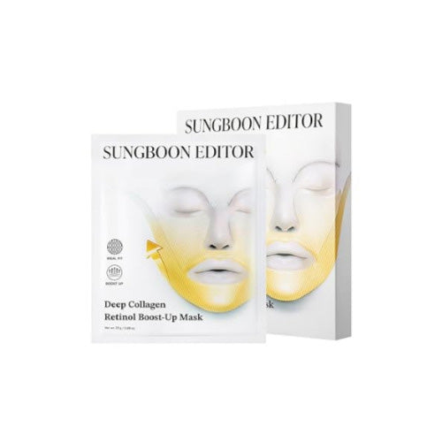 [Mascarilla facial] SUNGBOON EDITOR Deep Collagen Retinol Boost Up Mask Set (4ea)