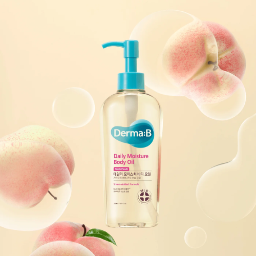 [Aceite corporal hidratante] Derma-B Daily Moisture Body Oil Fresh Peach 200ml
