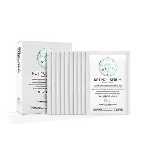 [Mascarillas faciales] OOTD Beauty Retinol Serum Plumping Mask (10ea)