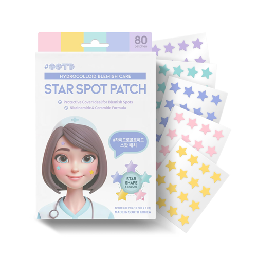 [Parche para acné] OOTD Star Spot Patch 80 patches