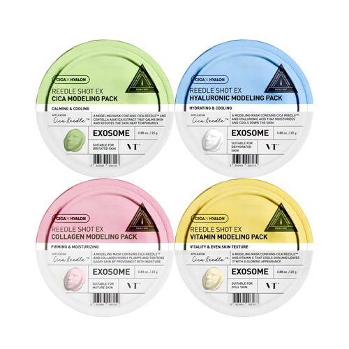 [Mascarilla de modelado] VT Reedle Shot EX Modeling Pack 25ml (4 Types)