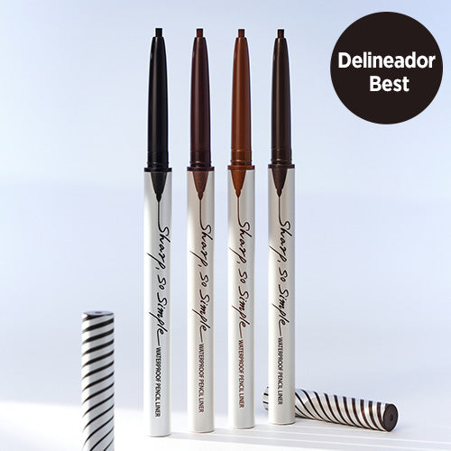 [Lápiz delineador de ojos] CLIO Sharp So Simple Waterproof Pencil Liner (4 colors)