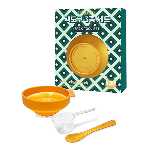 [Kit mezcla mascarilla de modelado] Lindsay Foldable Pack Tool Set (Foldable Mixing Bowl/Measuring Spoon/Spatula)