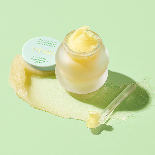 [Mascarilla de labios] TOCOBO Lemon Sugar Scrub Lip Mask 20ml