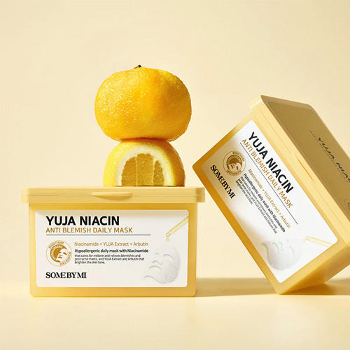[Mascarillas faciales] SOMEBYMI Yuja Niacin Anti-Blemish Daily Mask (30ea)
