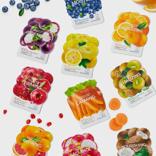 [Mascarilla facial] NatureRepublic Cold Juicy Moisture Fresh Gel Mask (6 types)